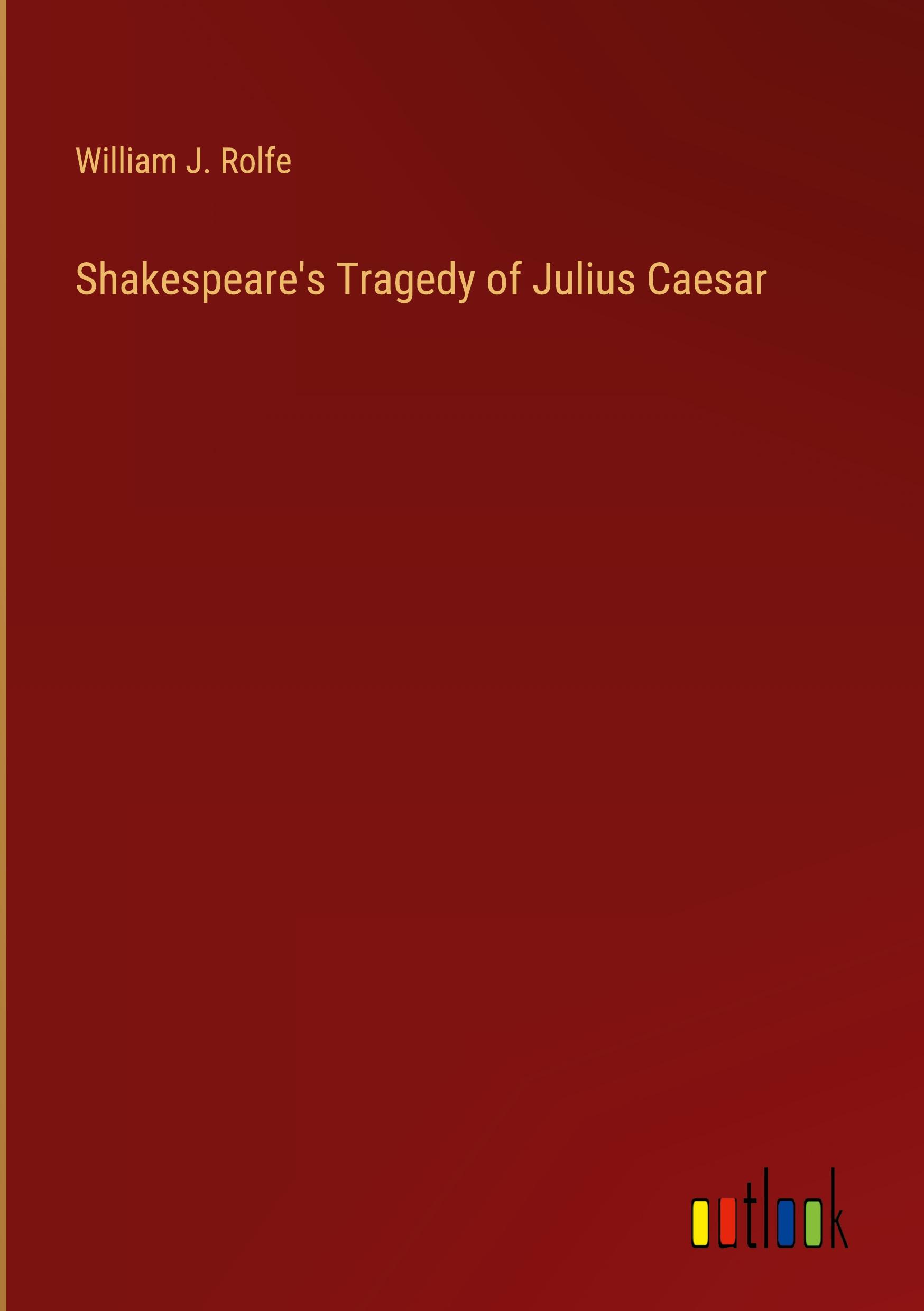 Vorderes Coverbild Shakespeare's Tragedy of Julius Caesar