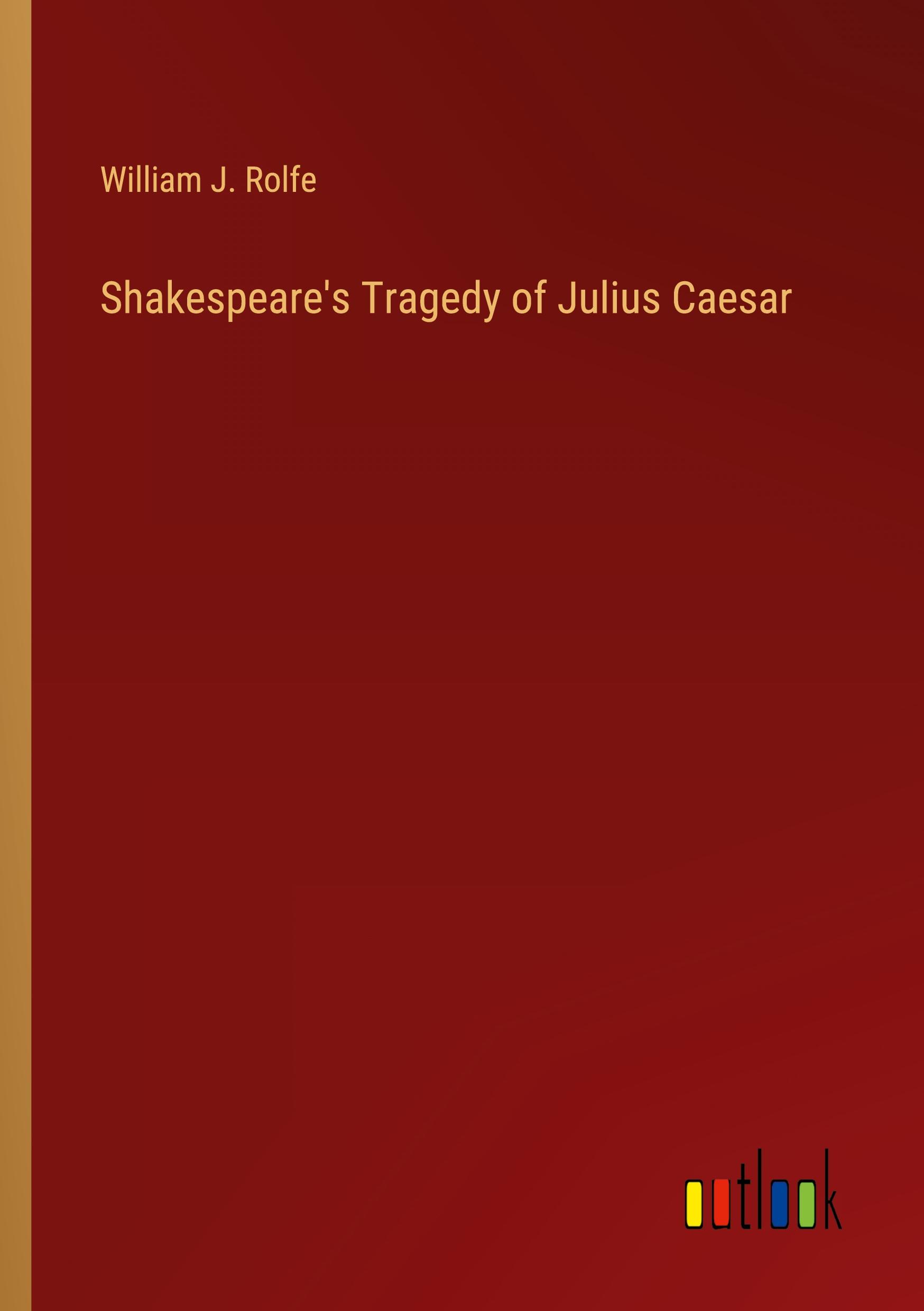 Vorderes Coverbild Shakespeare's Tragedy of Julius Caesar