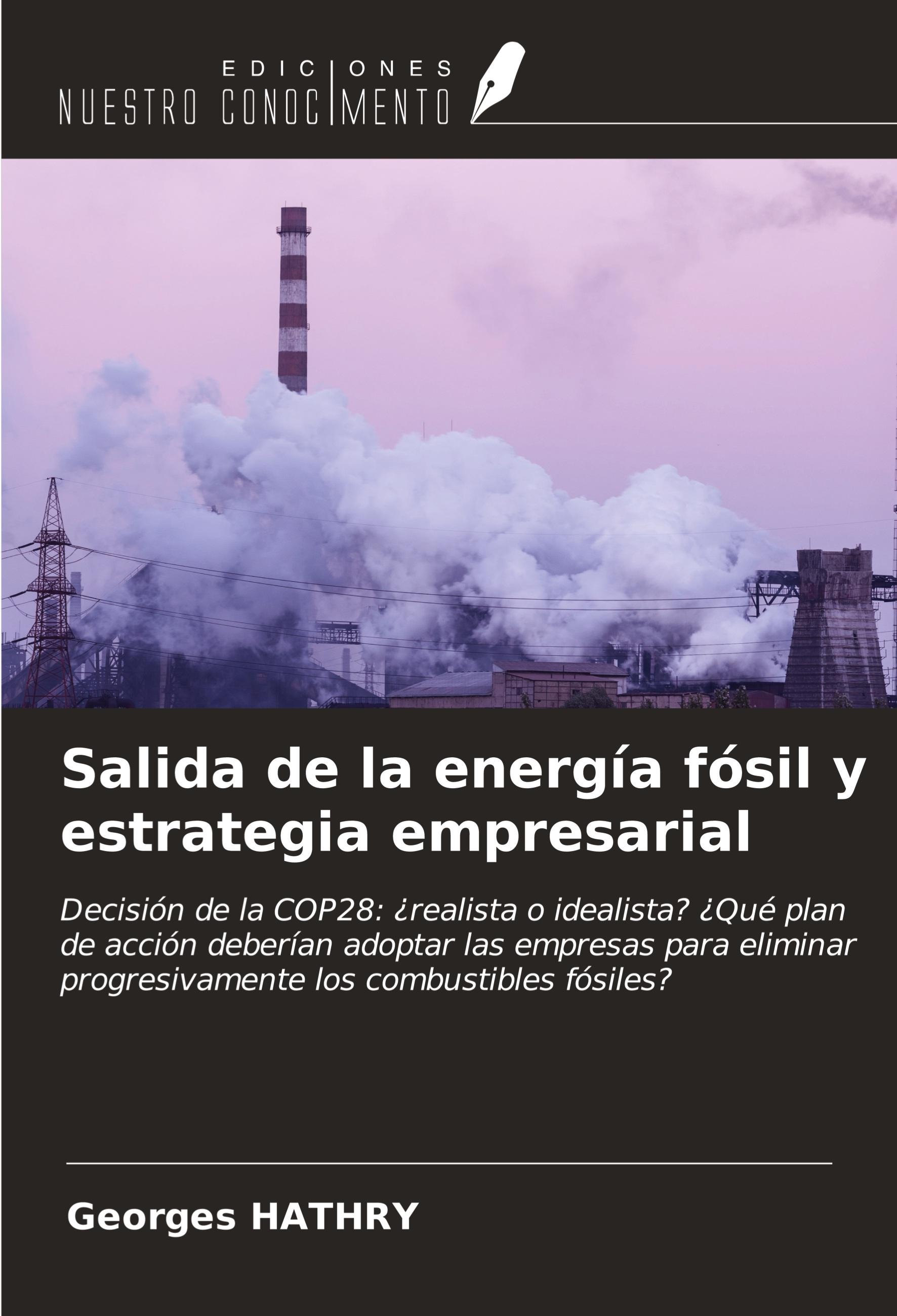 Vorderes Coverbild Salida de la energía fósil y estrategia empresarial