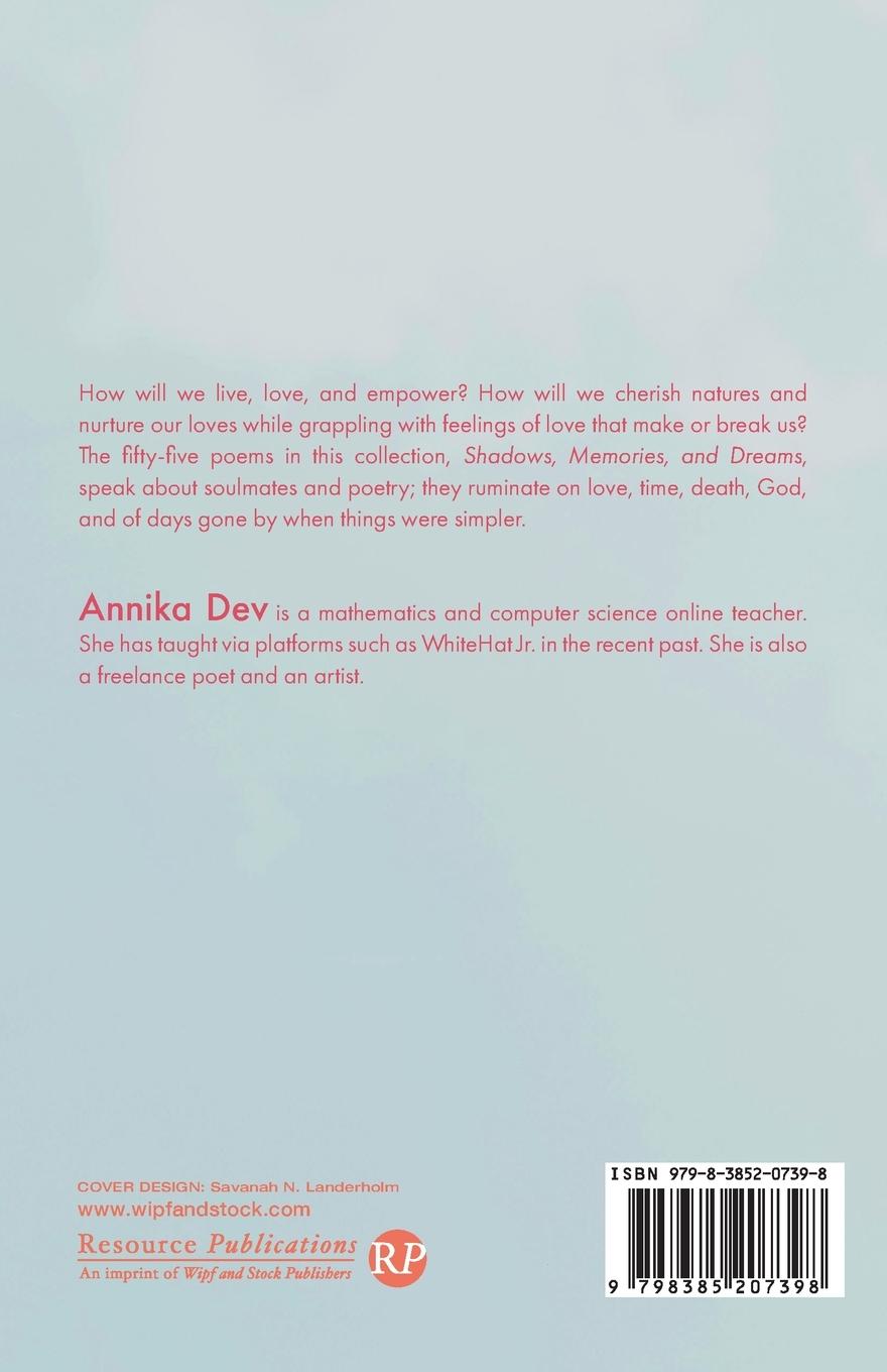 Rückseitencover Shadows, Memories, and Dreams