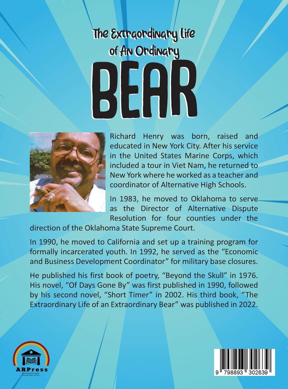 Rückseitencover The Extraordinary Life of An Ordinary Bear