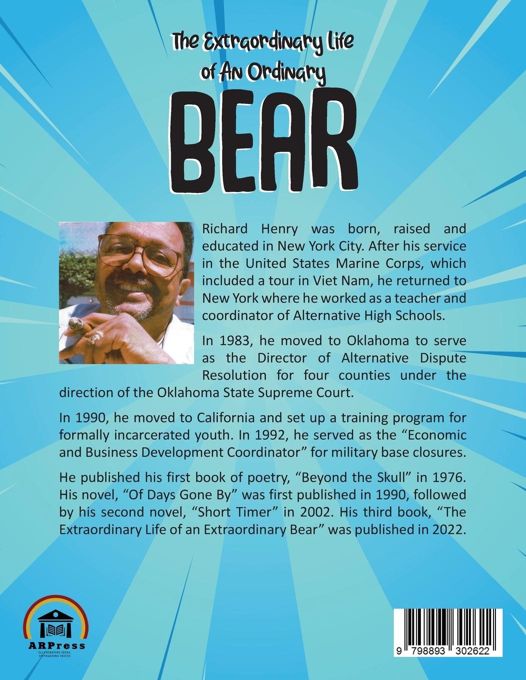 Rückseitencover The Extraordinary Life of An Ordinary Bear