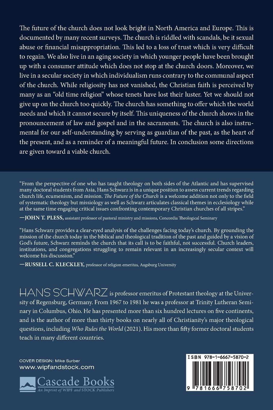 Rückseitencover The Future of the Church