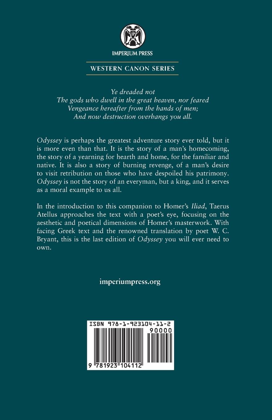 Rückseitencover Odyssey - Imperium Press (Western Canon)