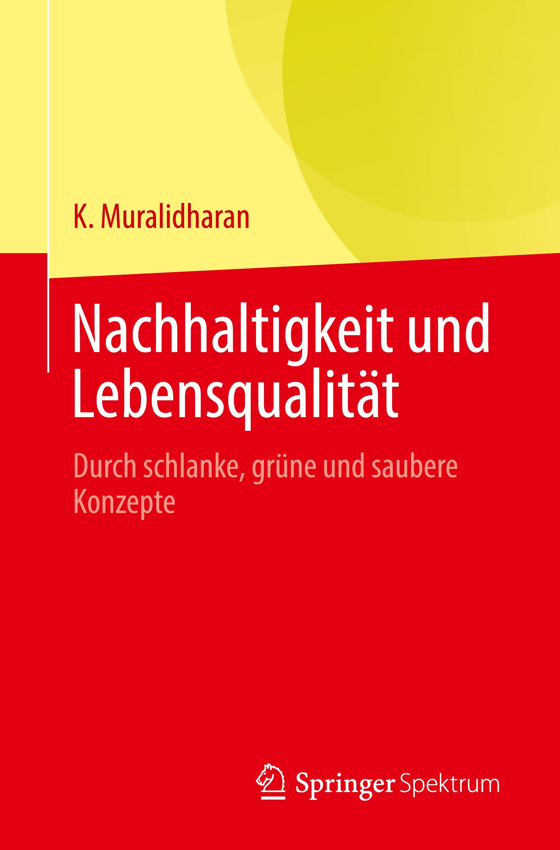 Vorderes Coverbild Nachhaltigkeit und Lebensqualität