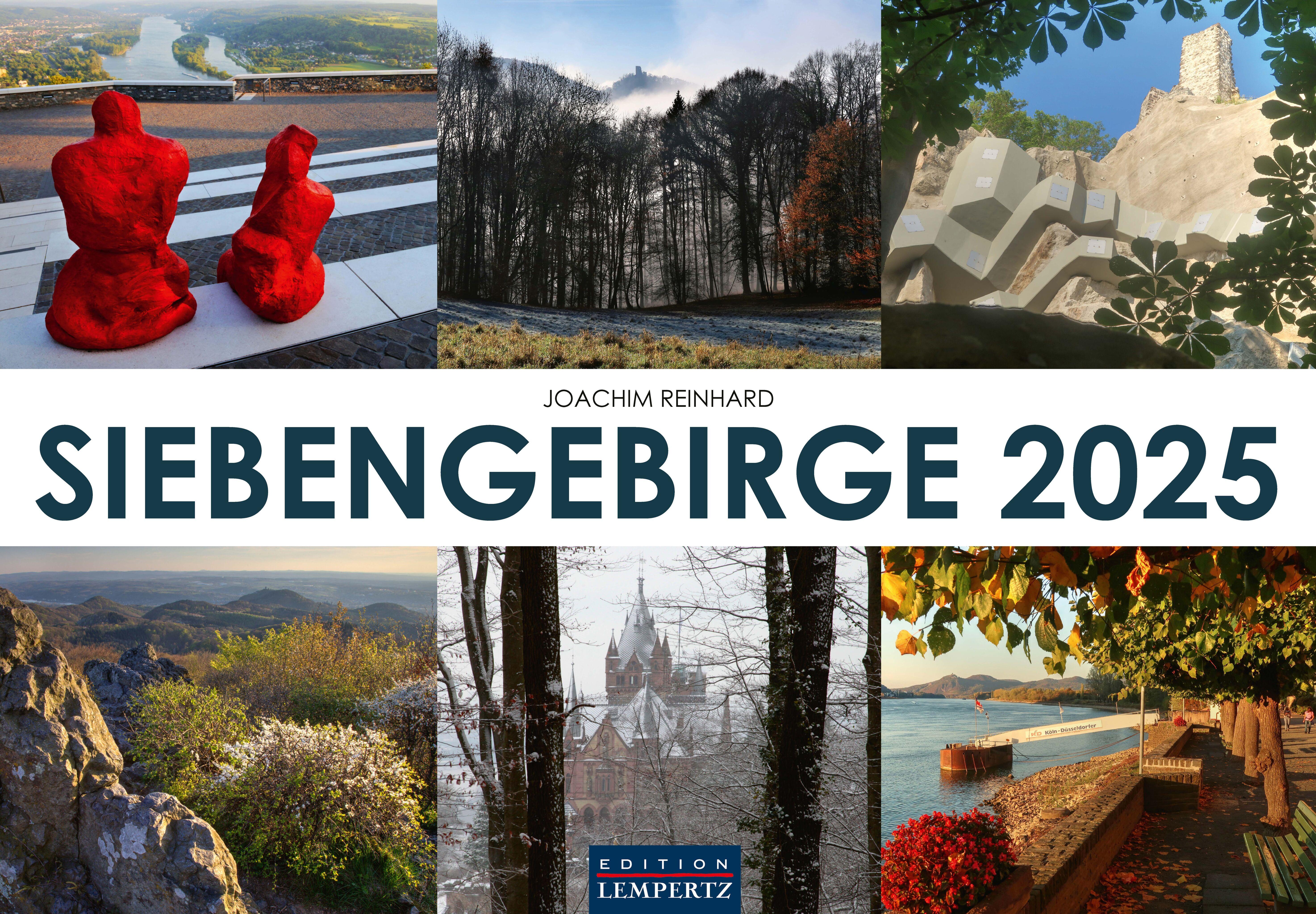Vorderes Coverbild Kalender Siebengebirge 2025