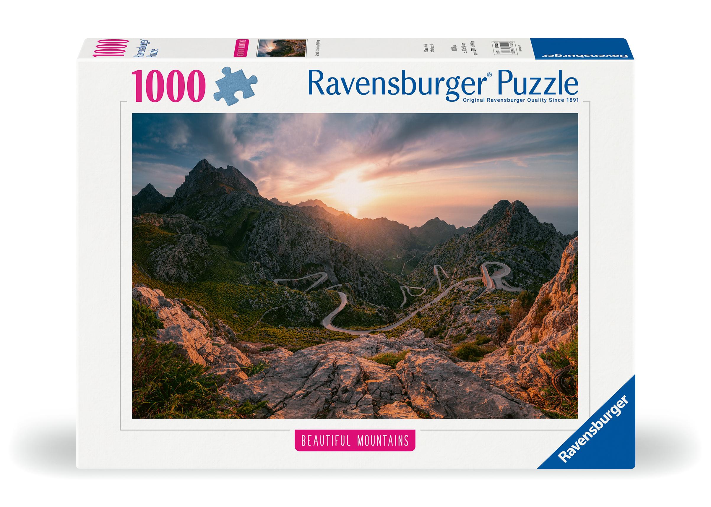 Vorderes Coverbild Erwachsenenpuzzle 1000 Teile - Serra de Tramuntana, Mallorca