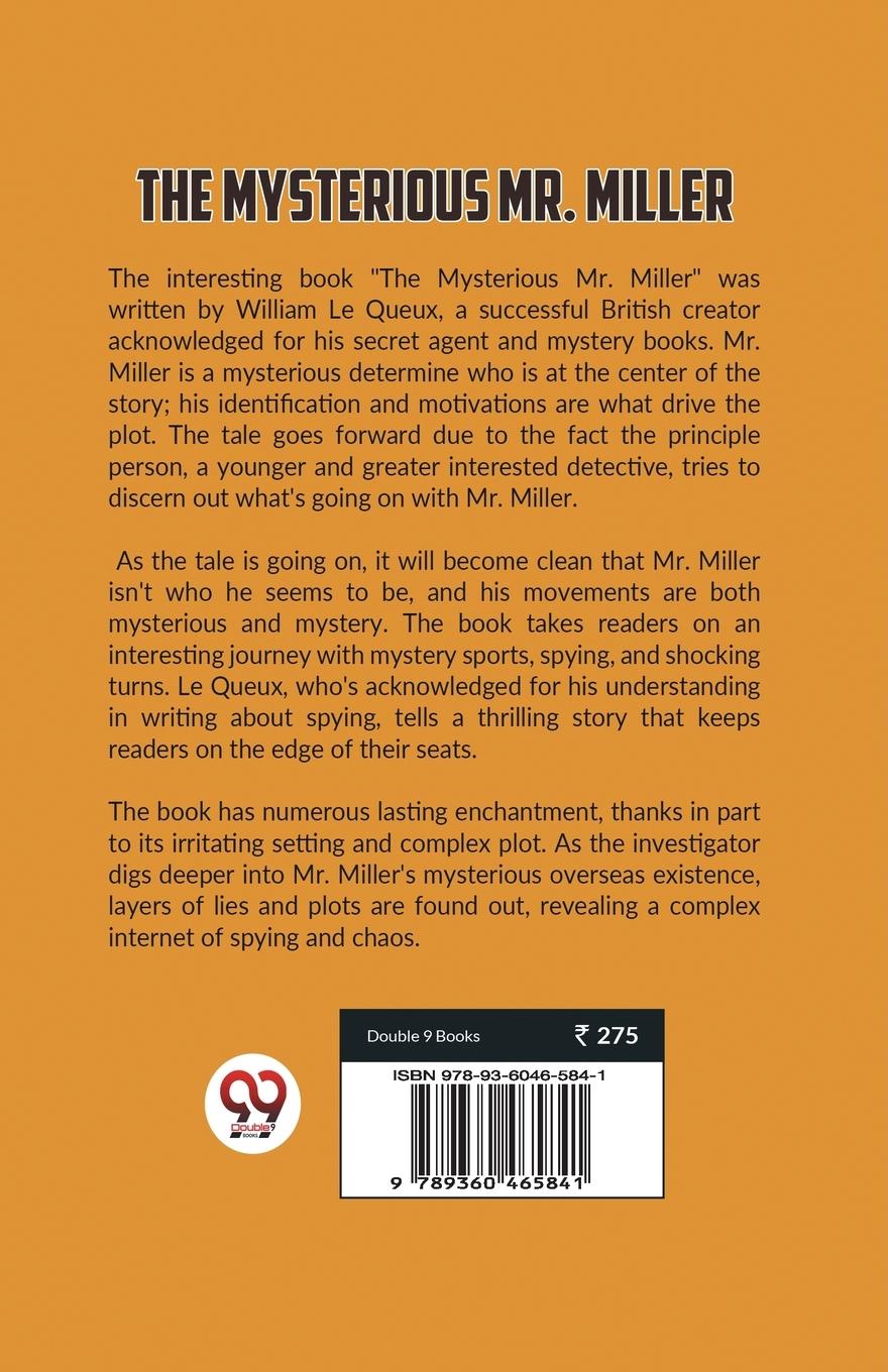 Rückseitencover The Mysterious Mr. Miller
