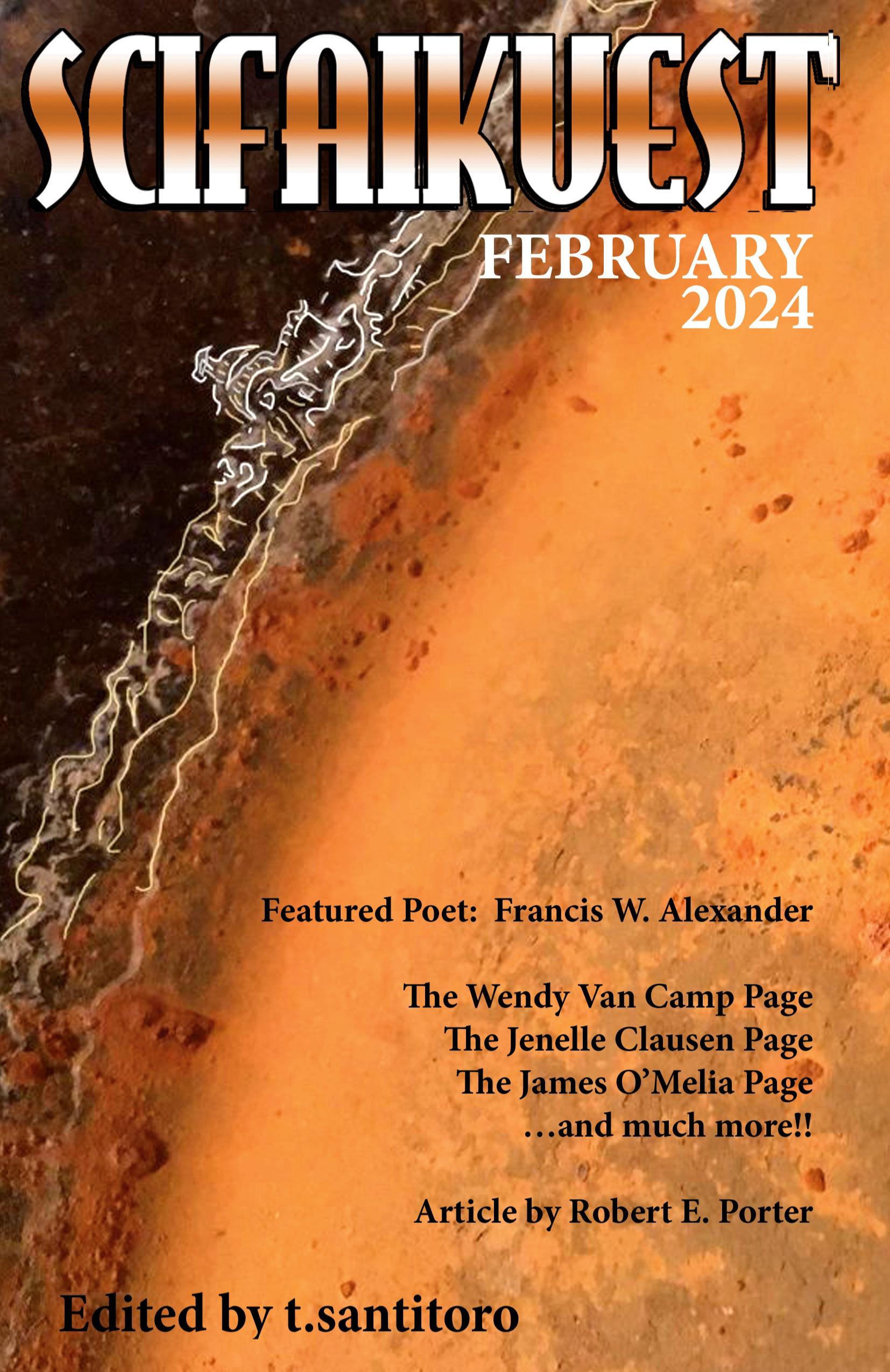 Vorderes Coverbild Scifaikuest February 2024