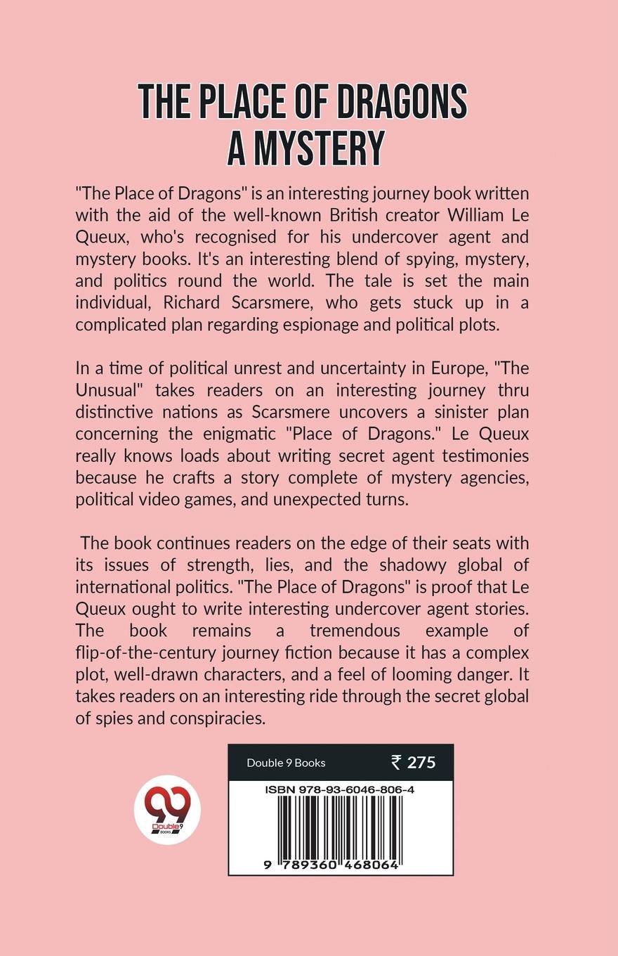 Rückseitencover The Place Of Dragons A Mystery
