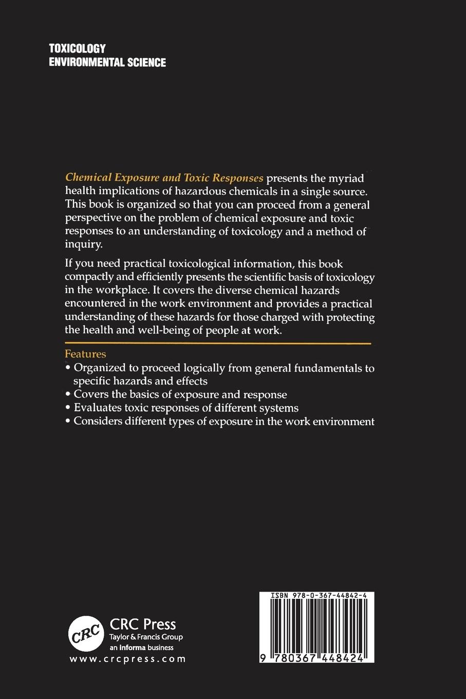 Rückseitencover Chemical Exposure and Toxic Responses