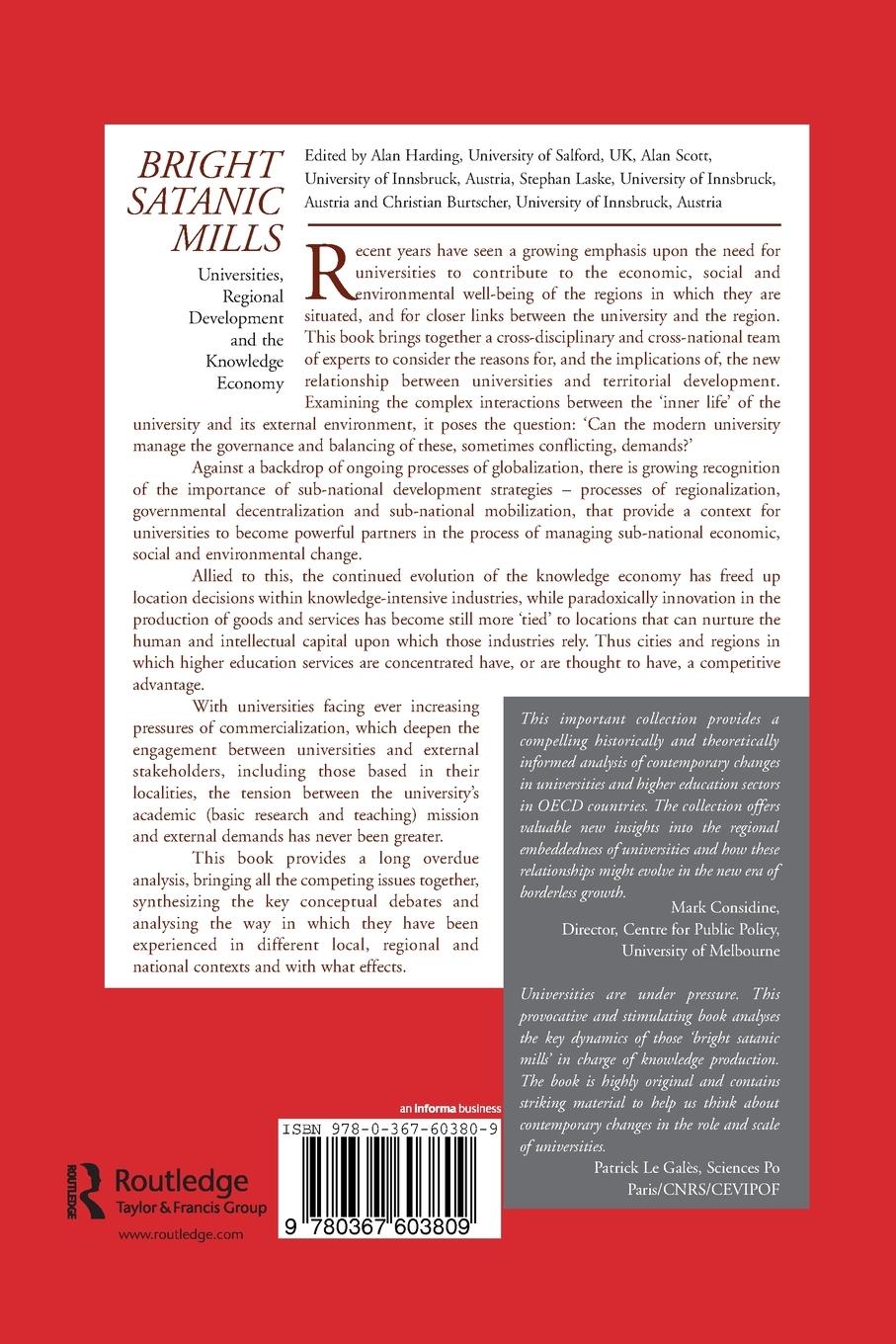 Rückseitencover Bright Satanic Mills