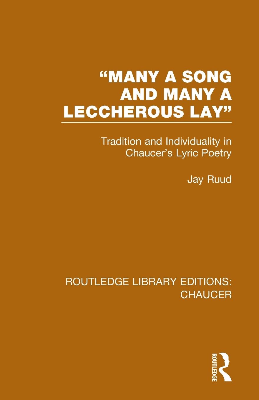 Vorderes Coverbild "Many a Song and Many a Leccherous Lay"
