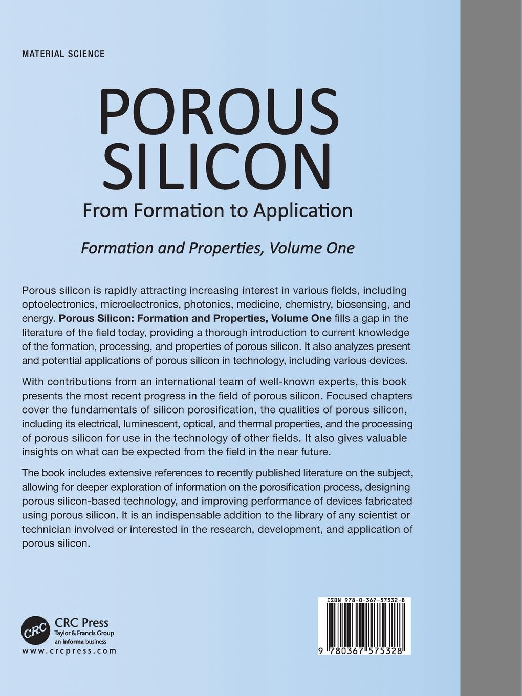 Rückseitencover Porous Silicon