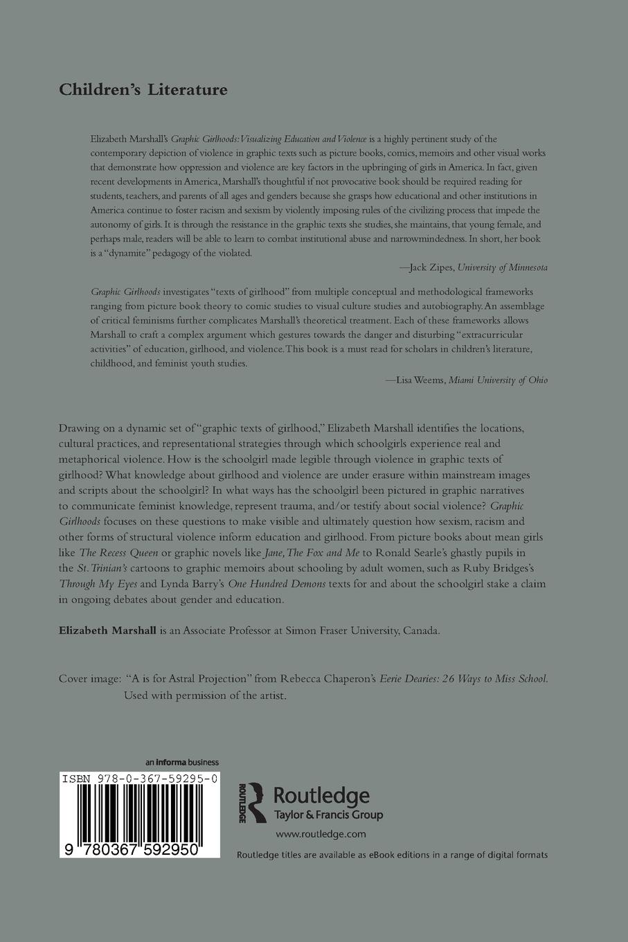 Rückseitencover Graphic Girlhoods