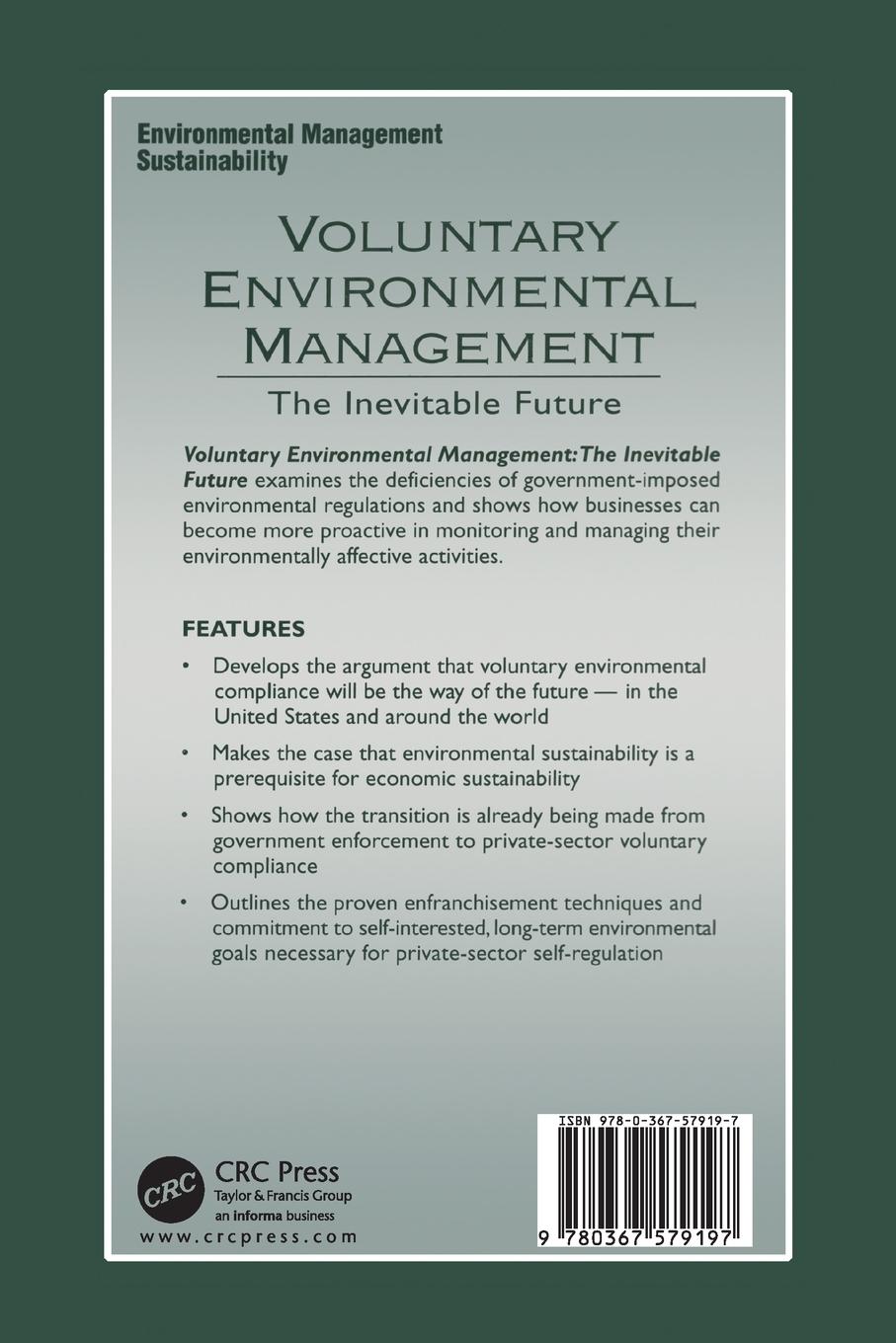 Rückseitencover Voluntary Environmental Management