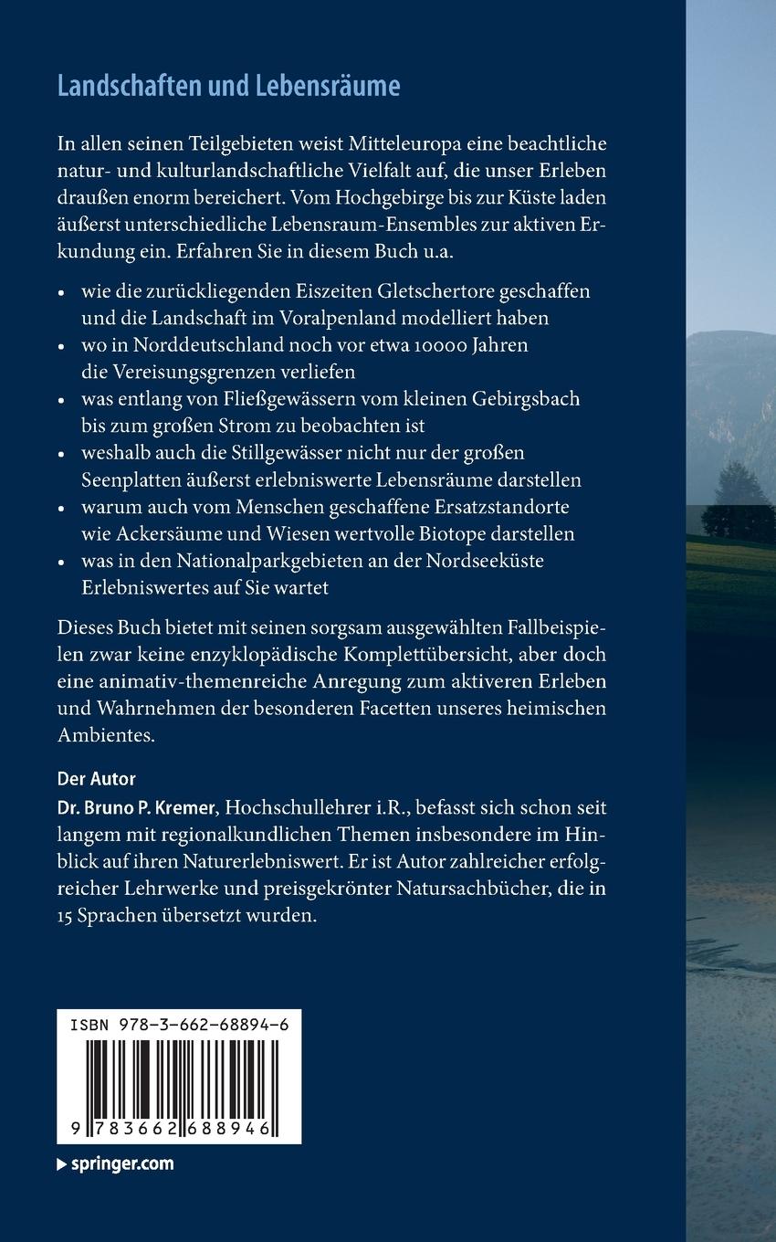 Rückseitencover Landschaften und Lebensräume