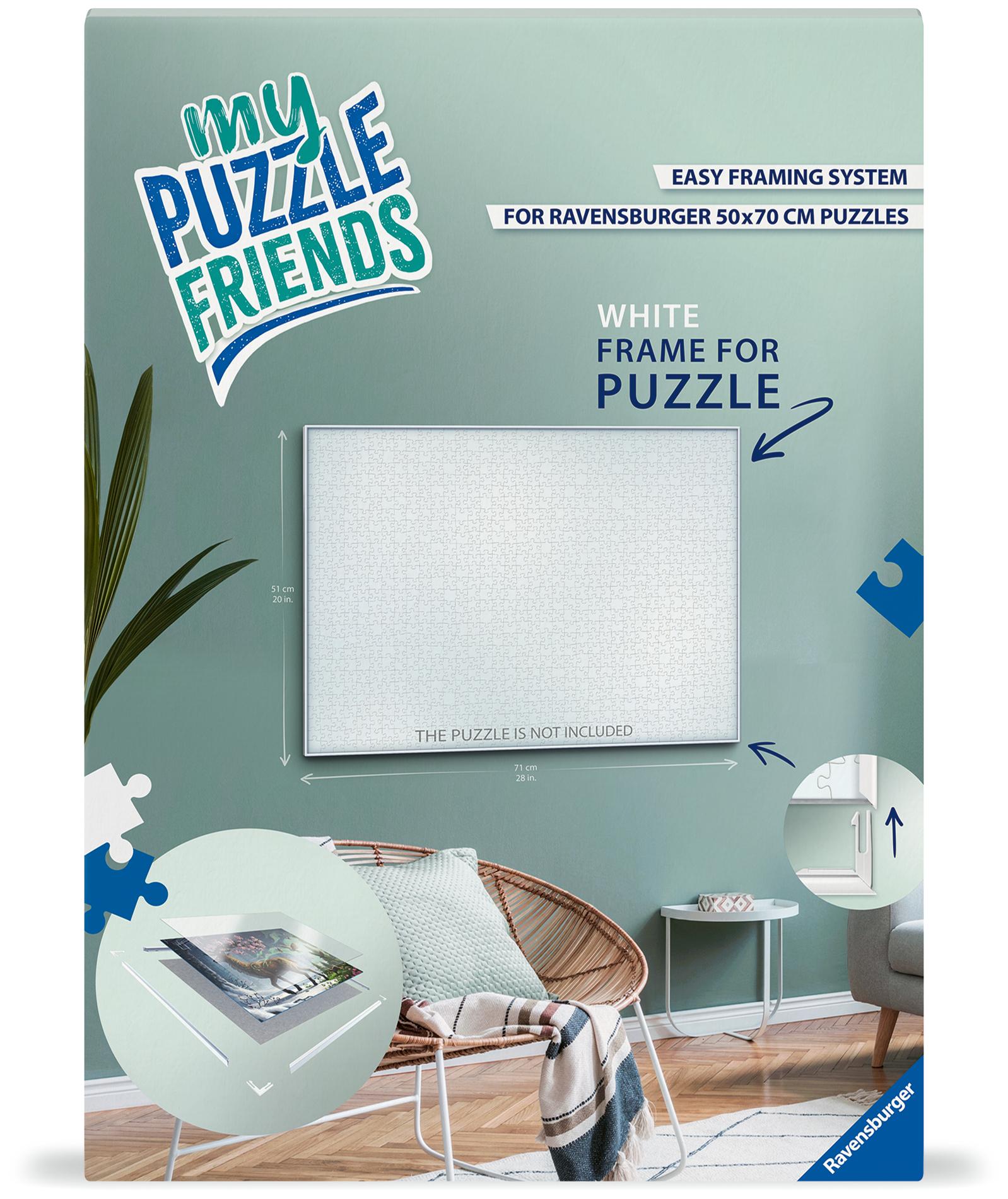 Vorderes Coverbild Puzzlezubehör - Puzzle-Rahmen, weiß