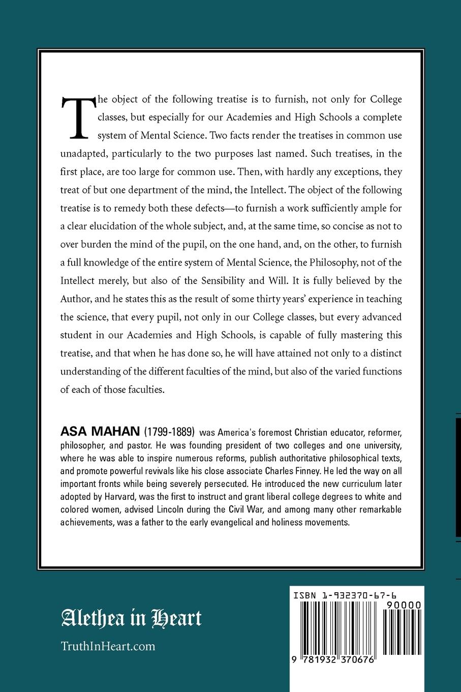 Rückseitencover The System of Mental Philosophy.