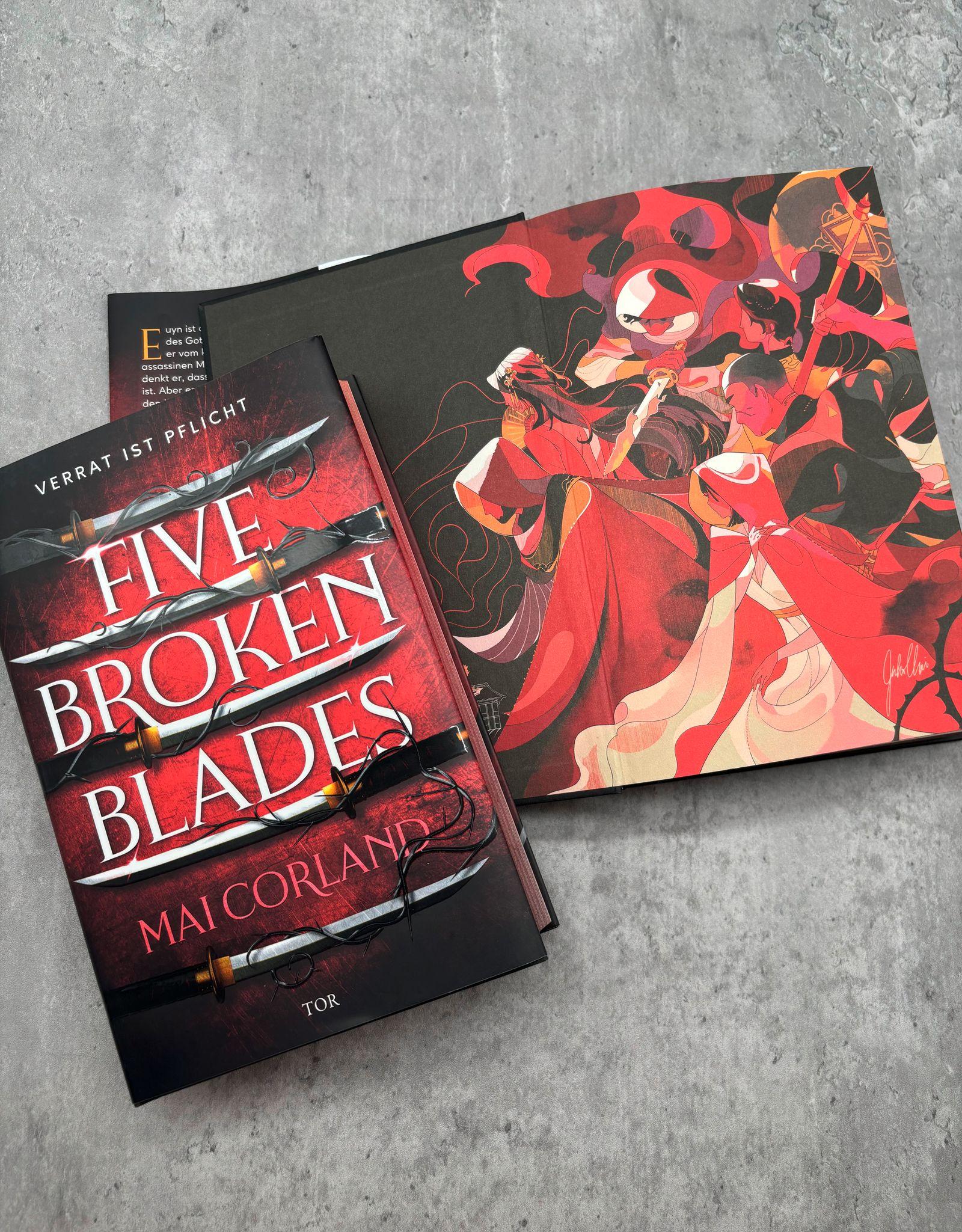 Beispielinhalt (Bild) Five Broken Blades