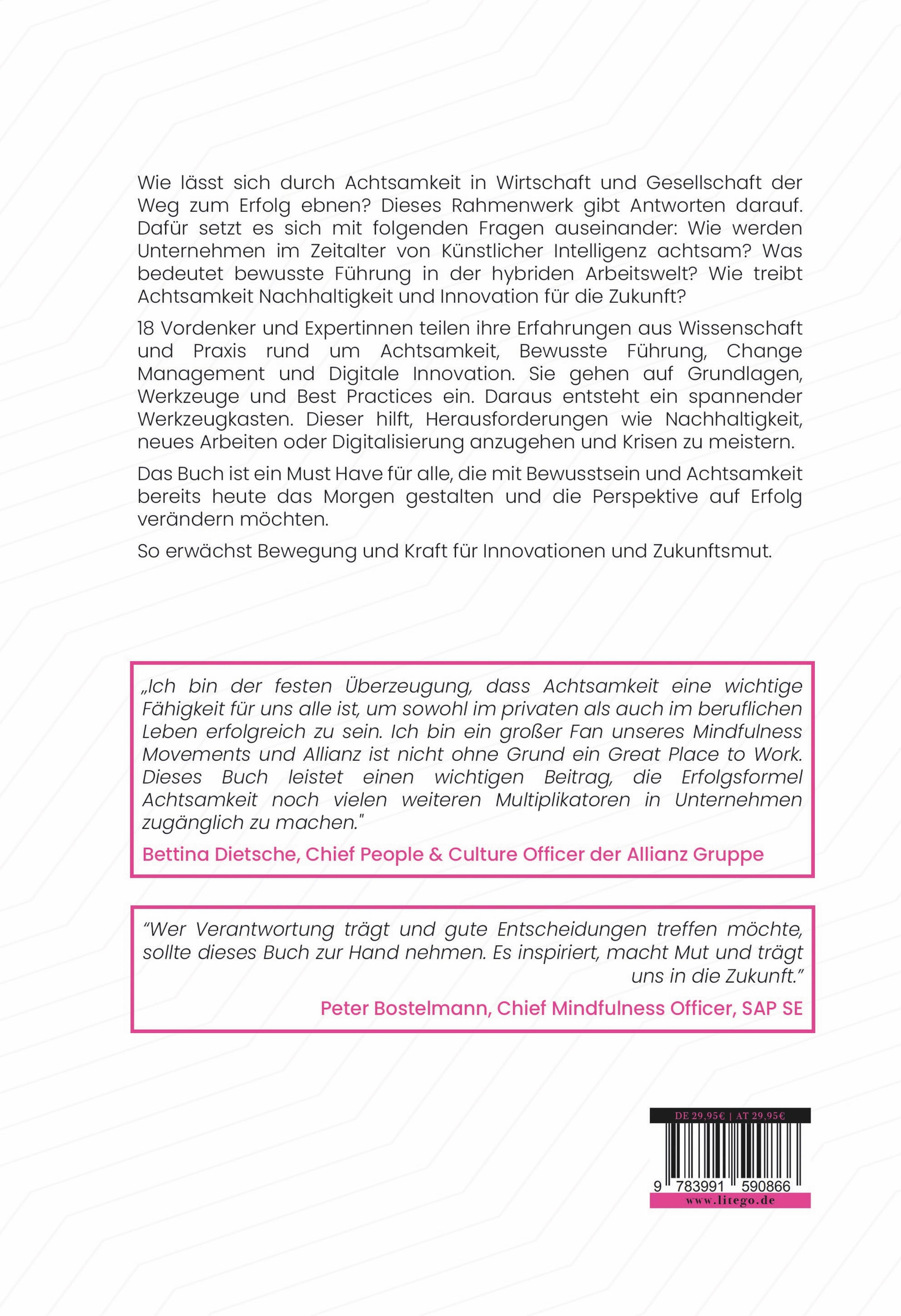 Rückseitencover Erfolgsformel Achtsamkeit