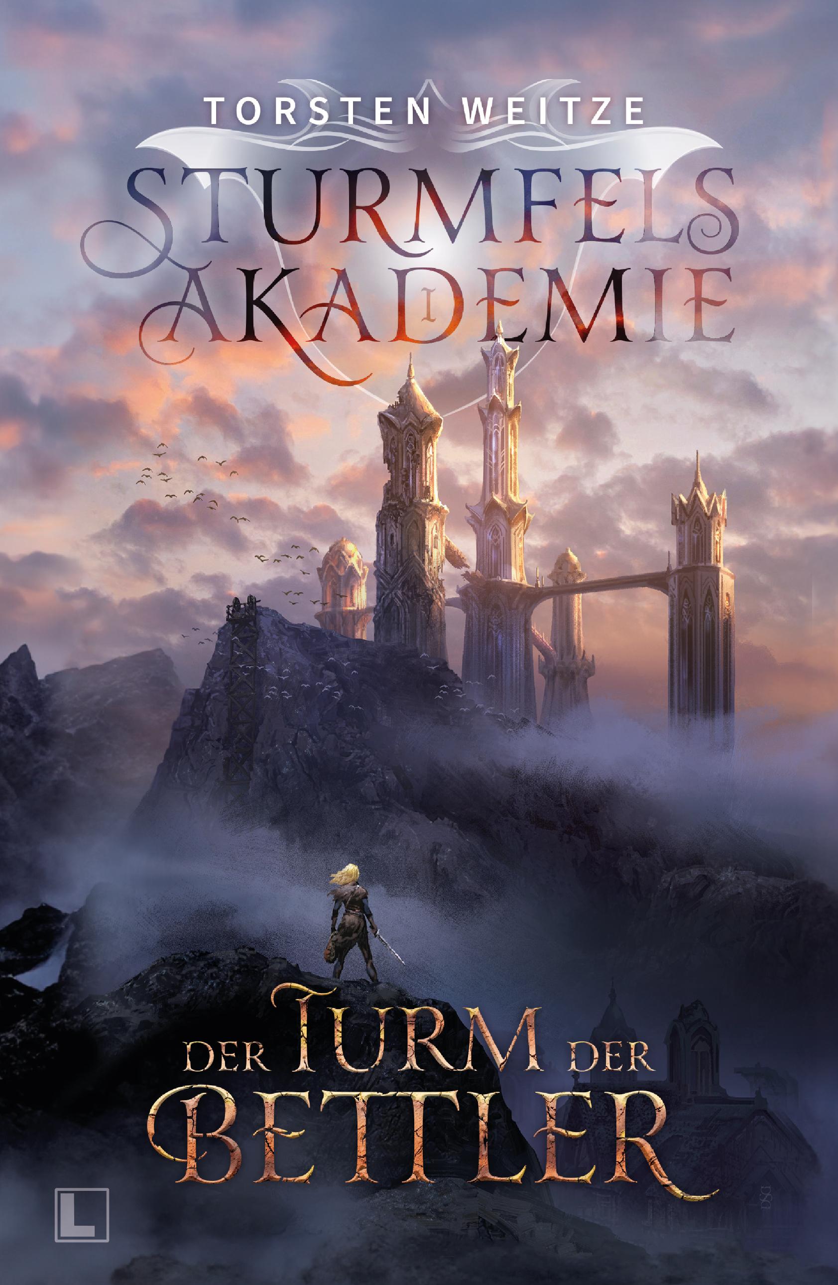 Vorderes Coverbild Der Turm der Bettler : Gebundene Schmuckausgabe mit Farbschnitt