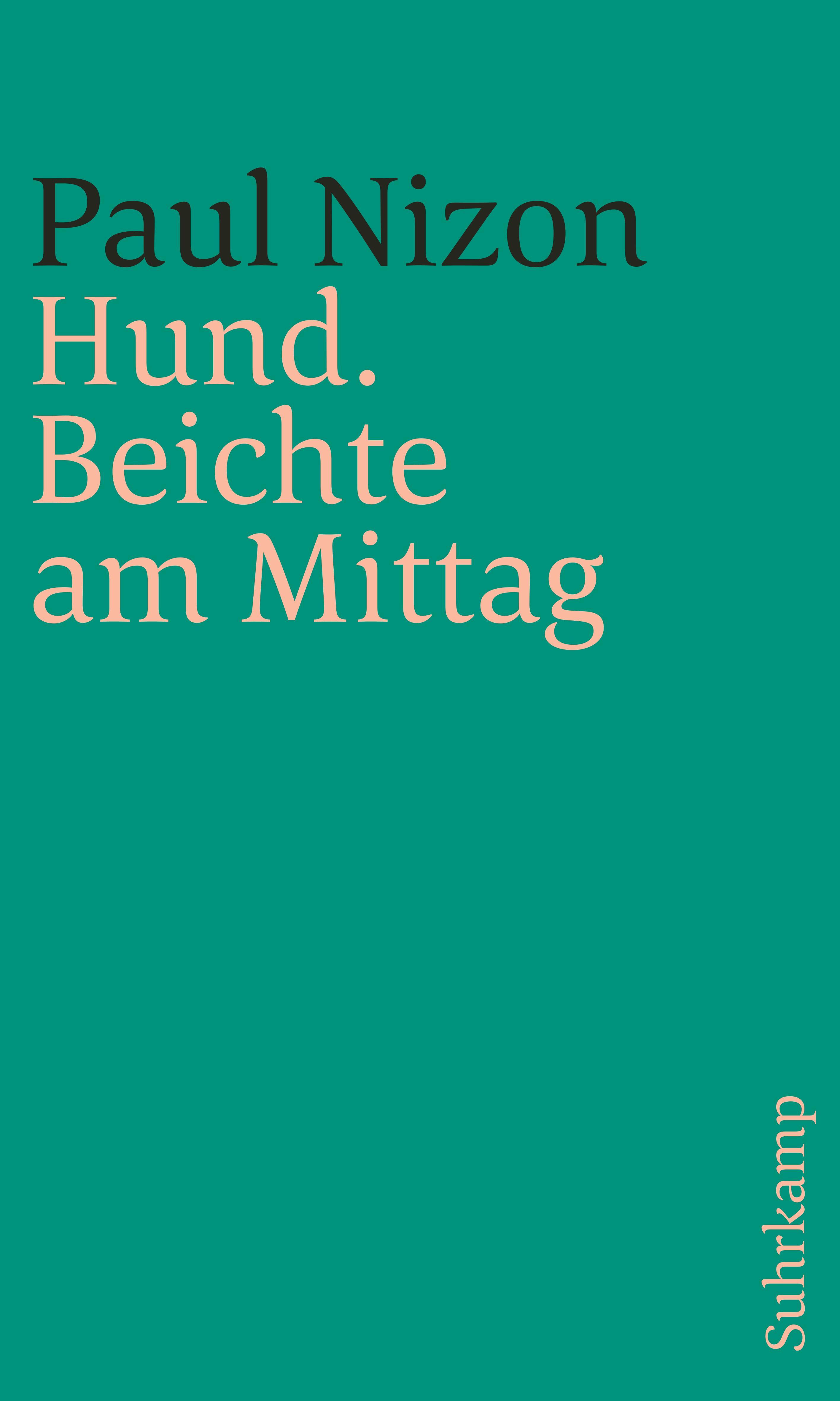 Vorderes Coverbild Hund. Beichte am Mittag