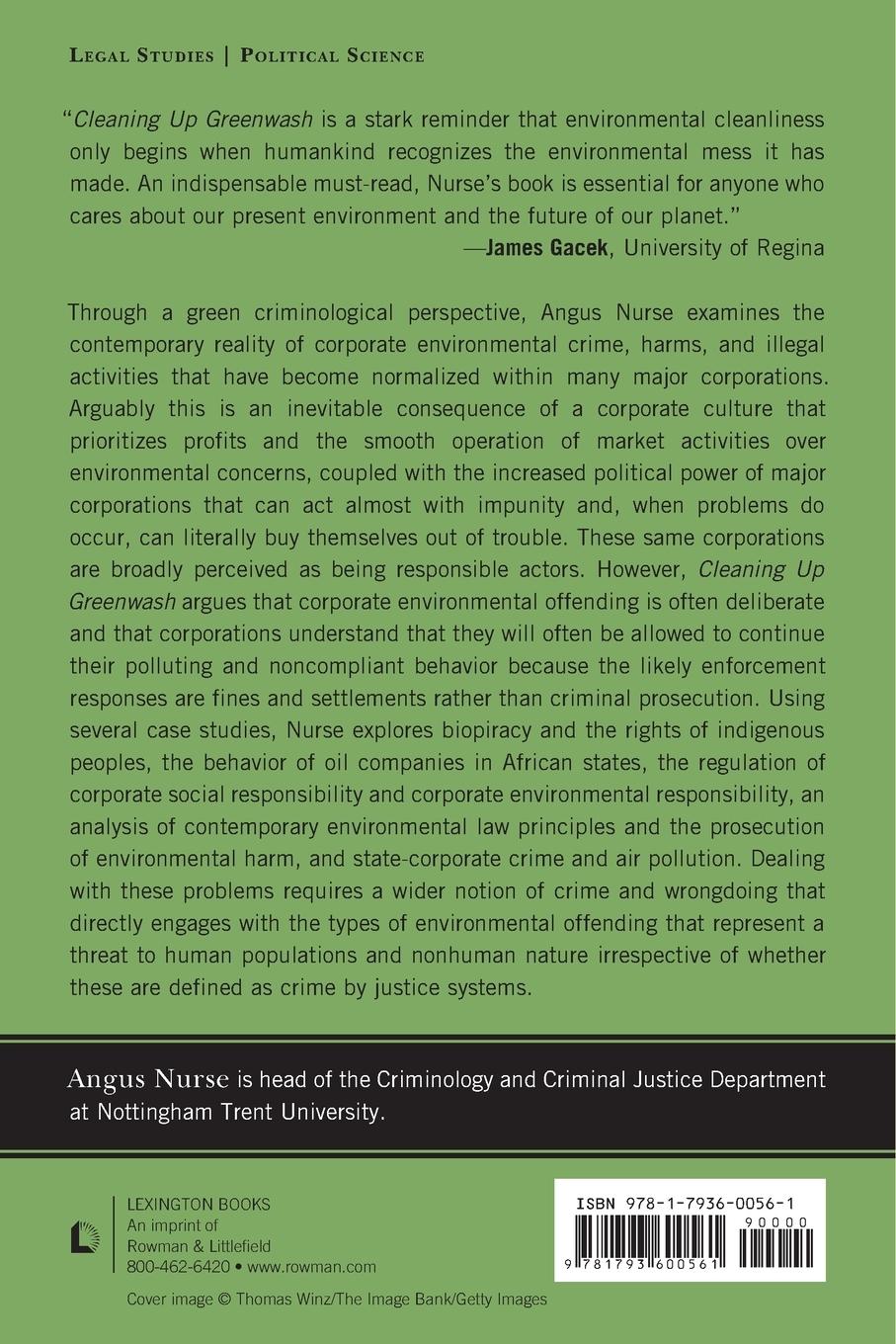 Rückseitencover Cleaning Up Greenwash