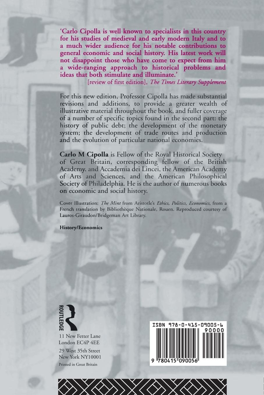 Rückseitencover Before the Industrial Revolution