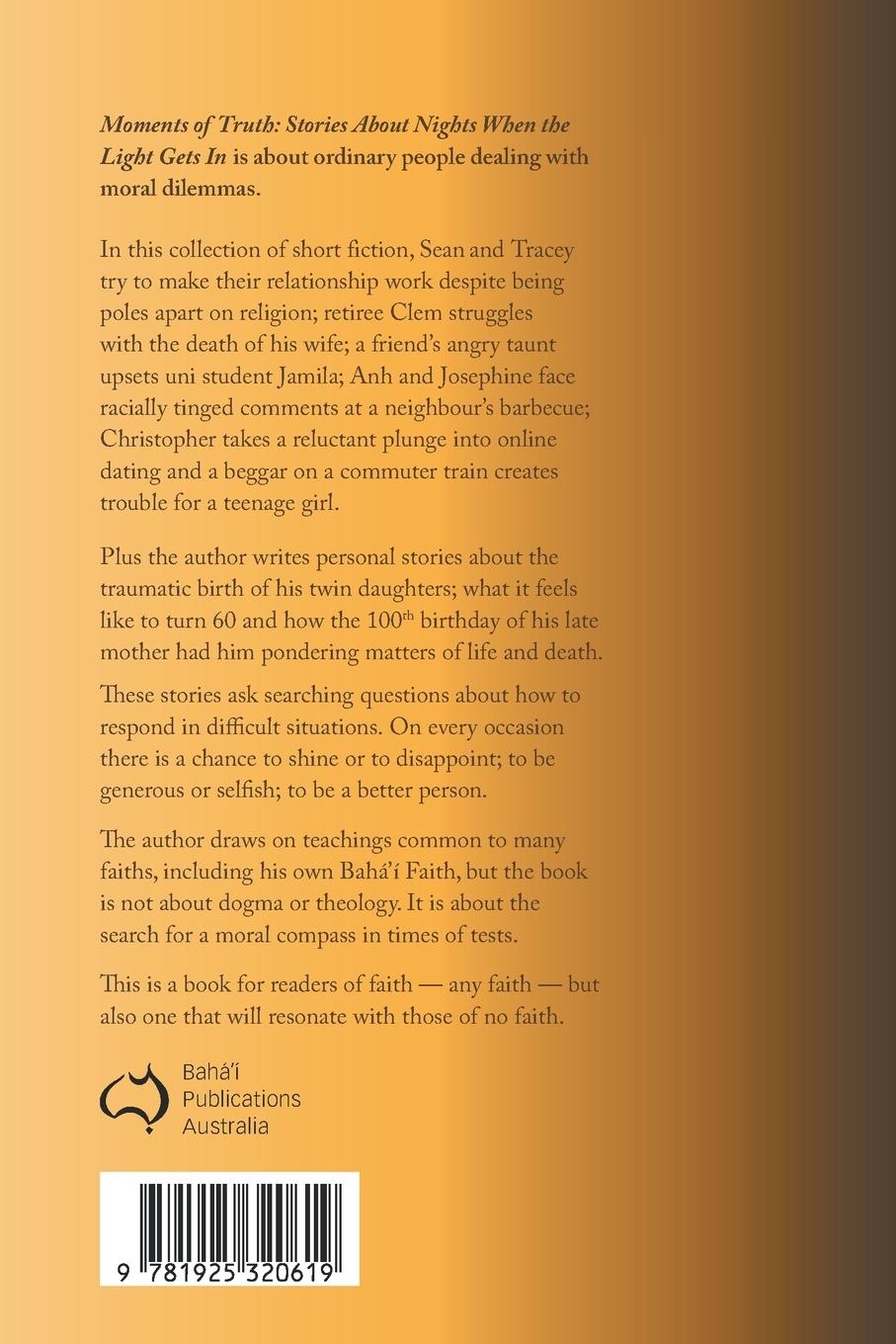 Rückseitencover Moments of Truth