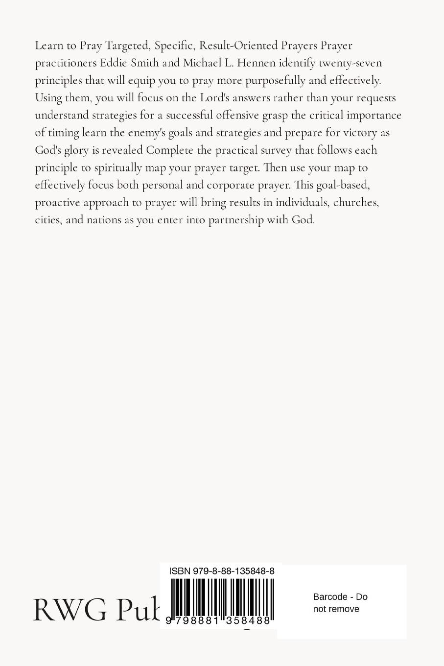 Rückseitencover Strategic Prayer