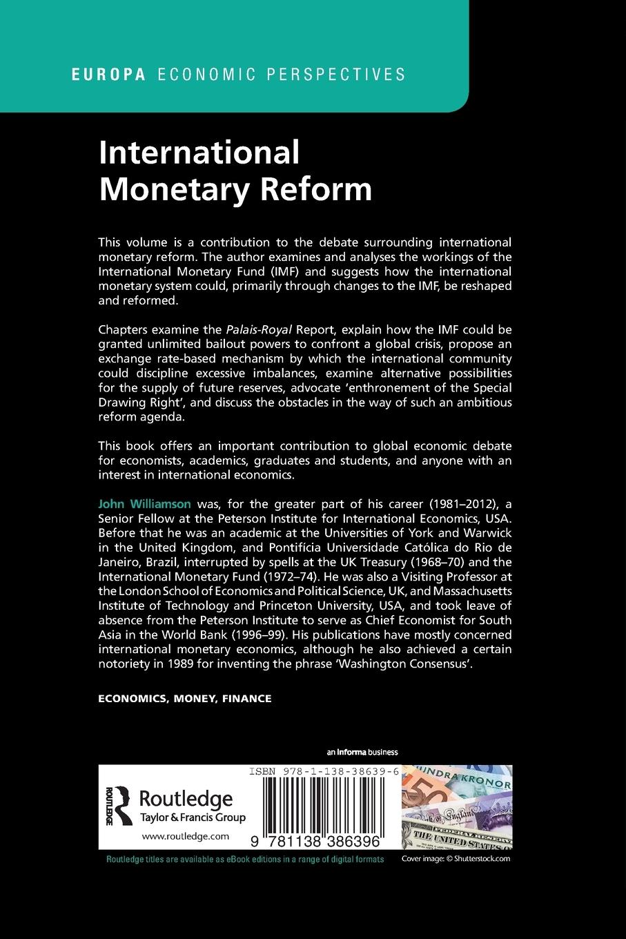 Rückseitencover International Monetary Reform