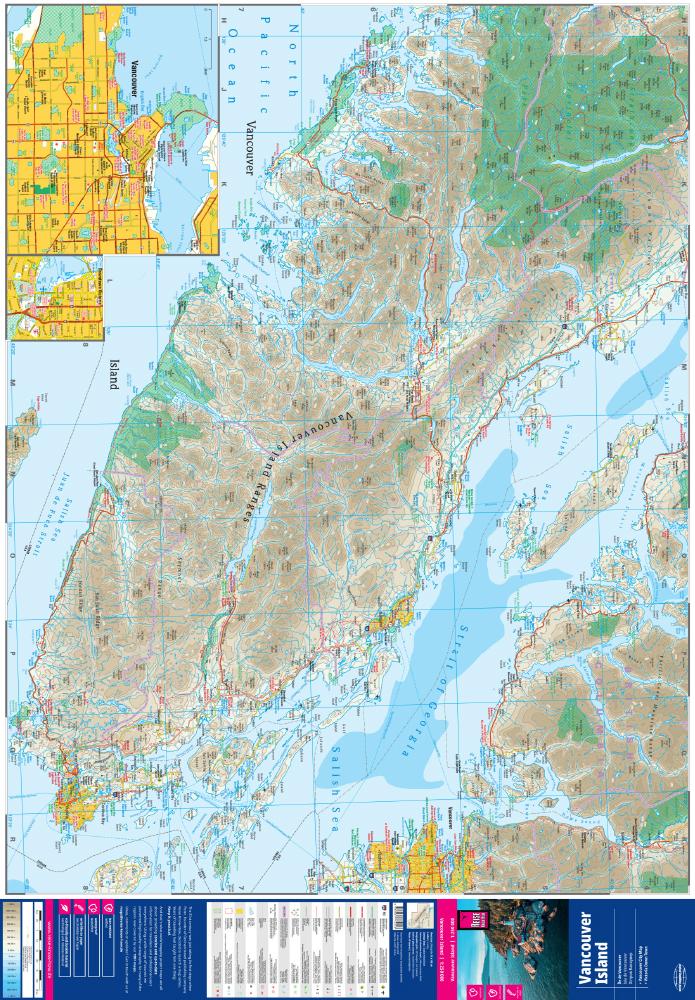 Beispielinhalt (Bild) Reise Know-How Landkarte Vancouver Island (1:250.000)