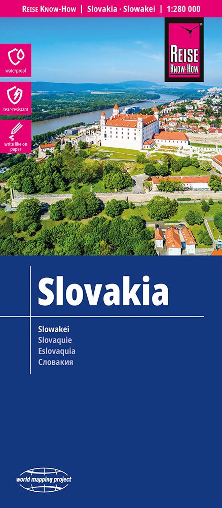 Vorderes Coverbild Reise Know-How Landkarte Slowakei / Slovakia (1:280.000)