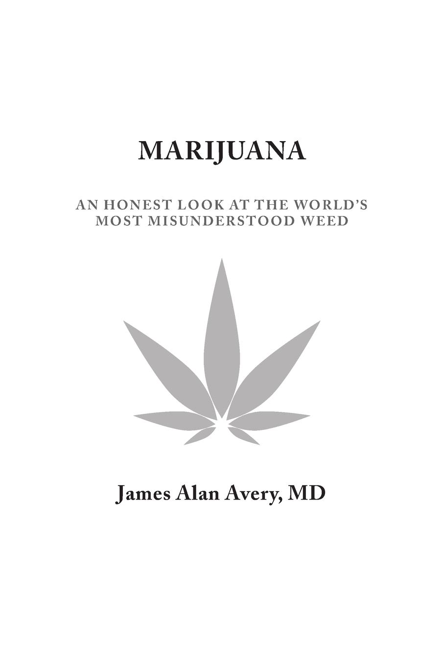 Vorderes Coverbild Marijuana