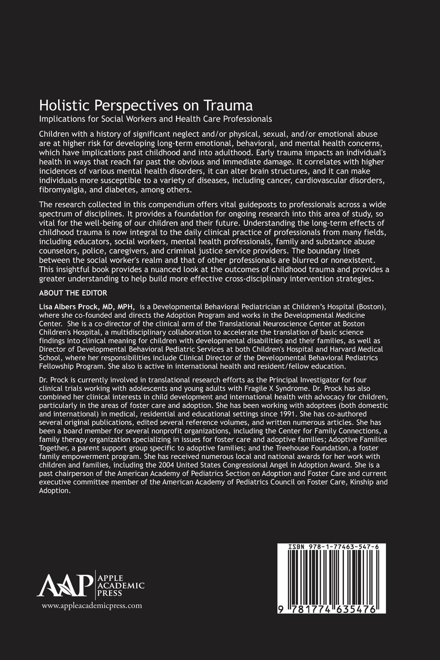 Rückseitencover Holistic Perspectives on Trauma