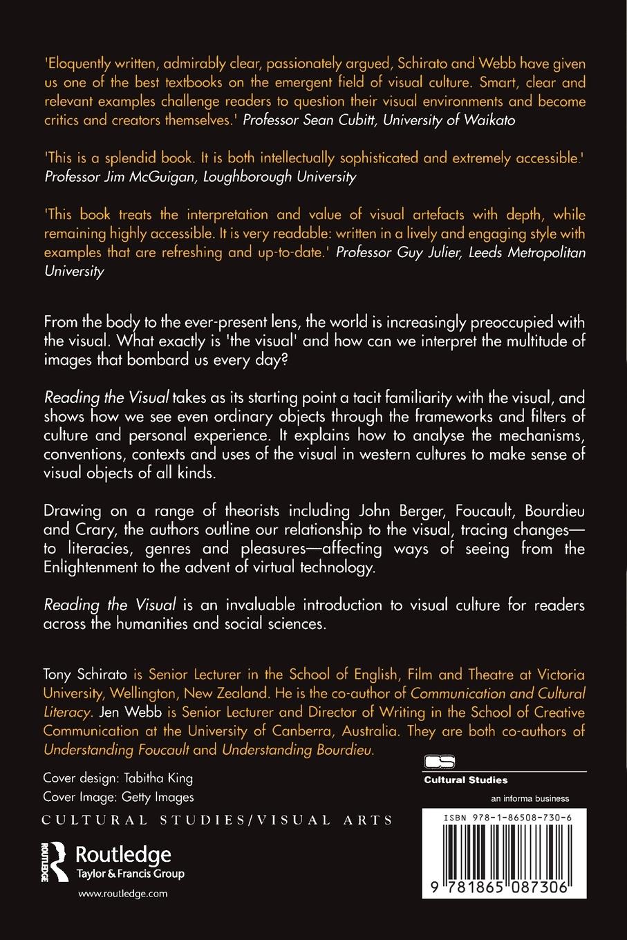 Rückseitencover Reading the Visual