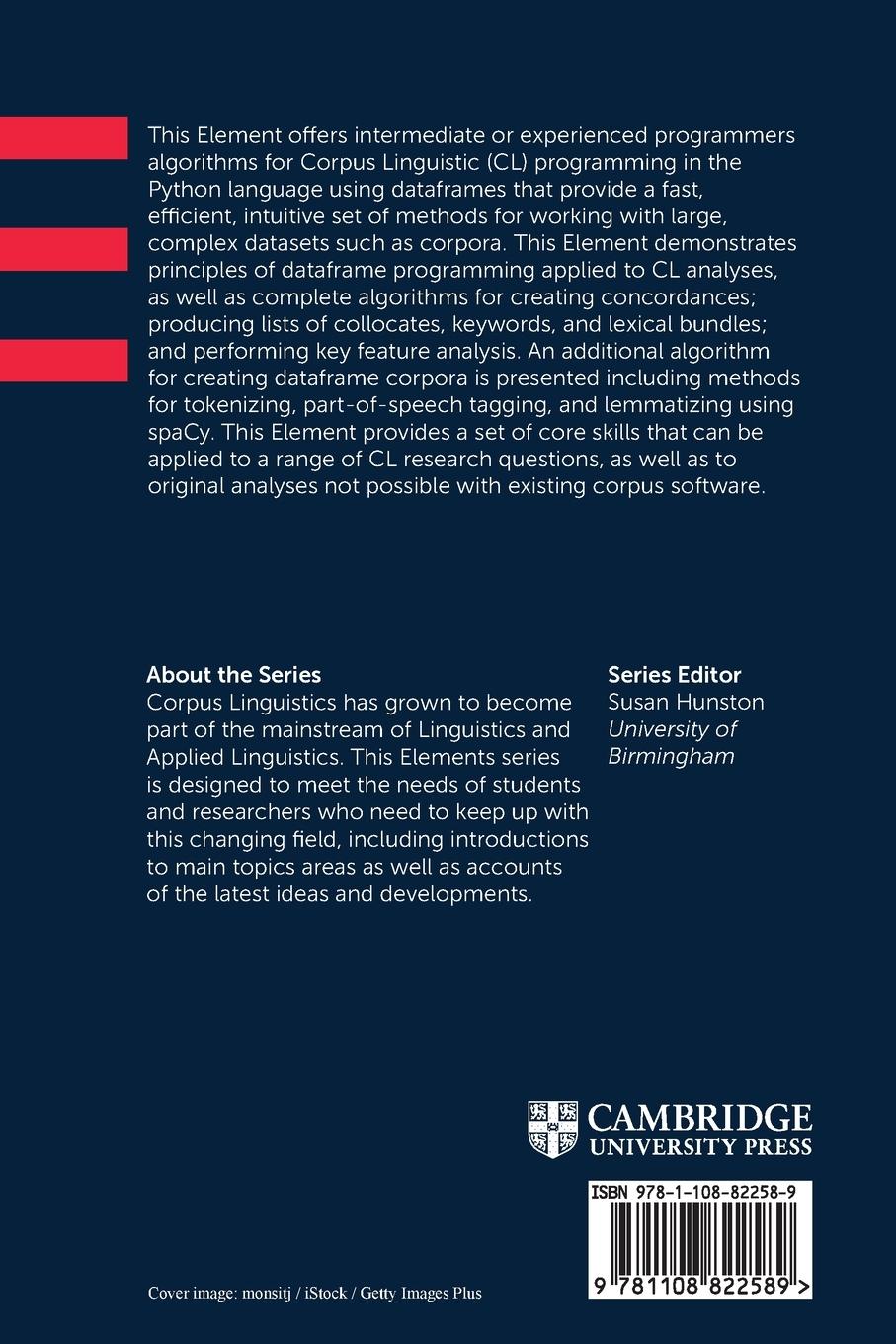 Rückseitencover Programming for Corpus Linguistics with Python and Dataframes