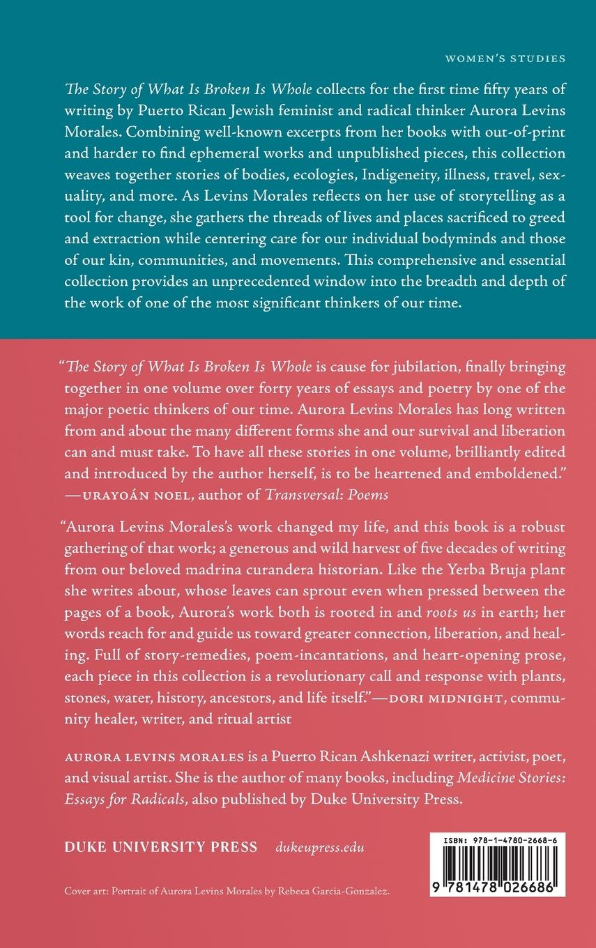 Rückseitencover The Story of What Is Broken Is Whole