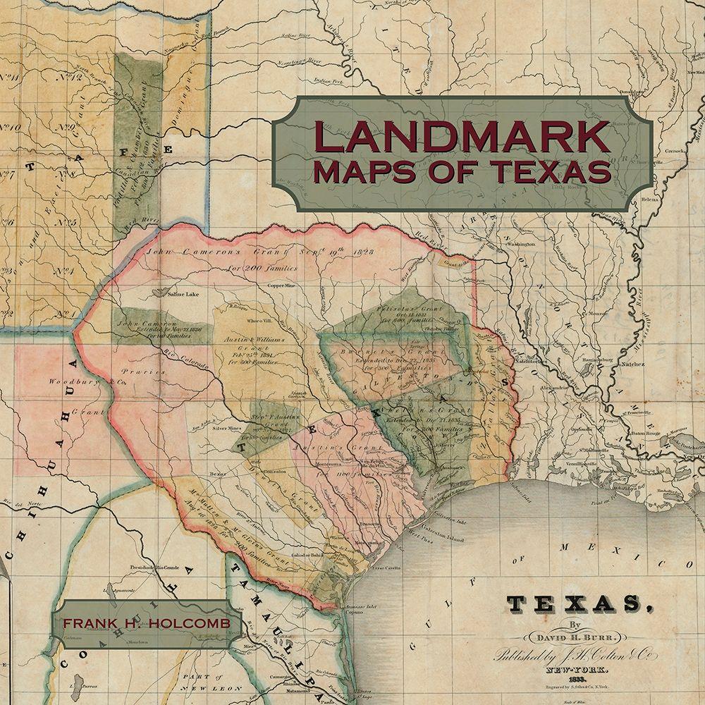 Vorderes Coverbild Landmark Maps of Texas