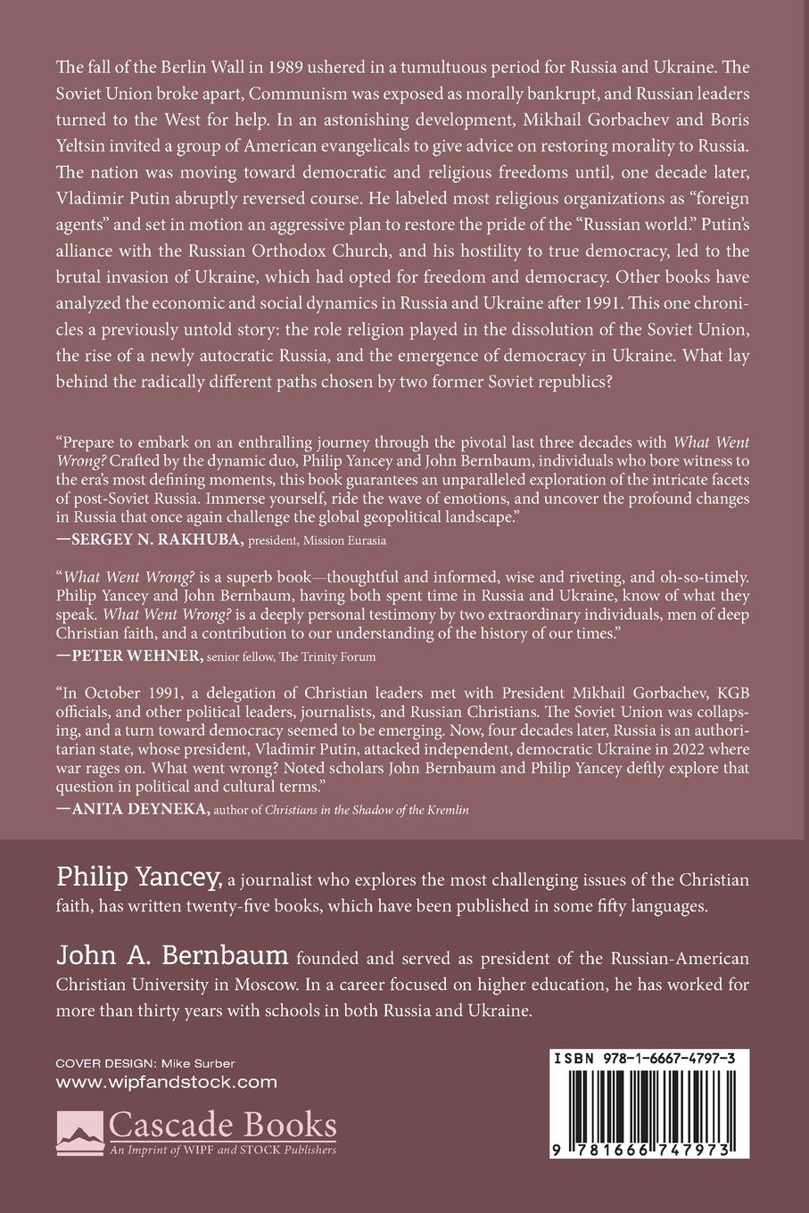 Rückseitencover What Went Wrong?