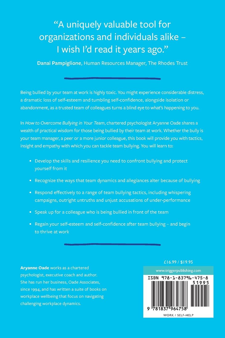 Rückseitencover How to Overcome Bullying in Your Team