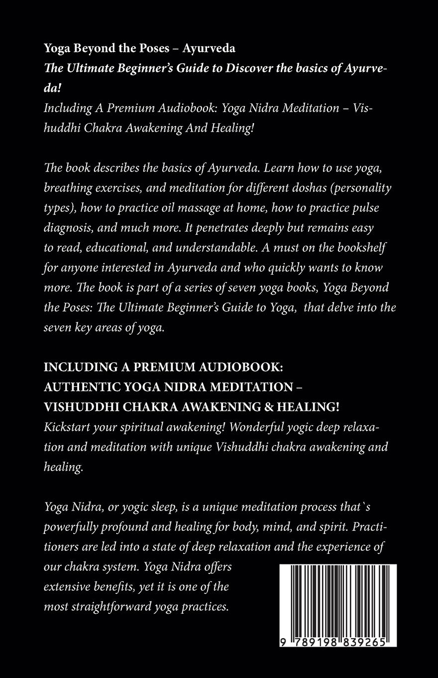 Rückseitencover Yoga Beyond the Poses - Ayurveda