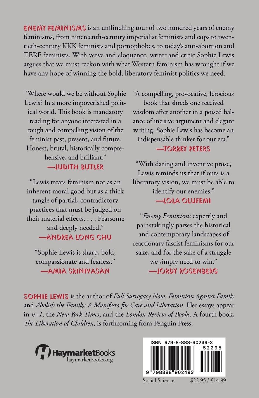 Rückseitencover Enemy Feminisms