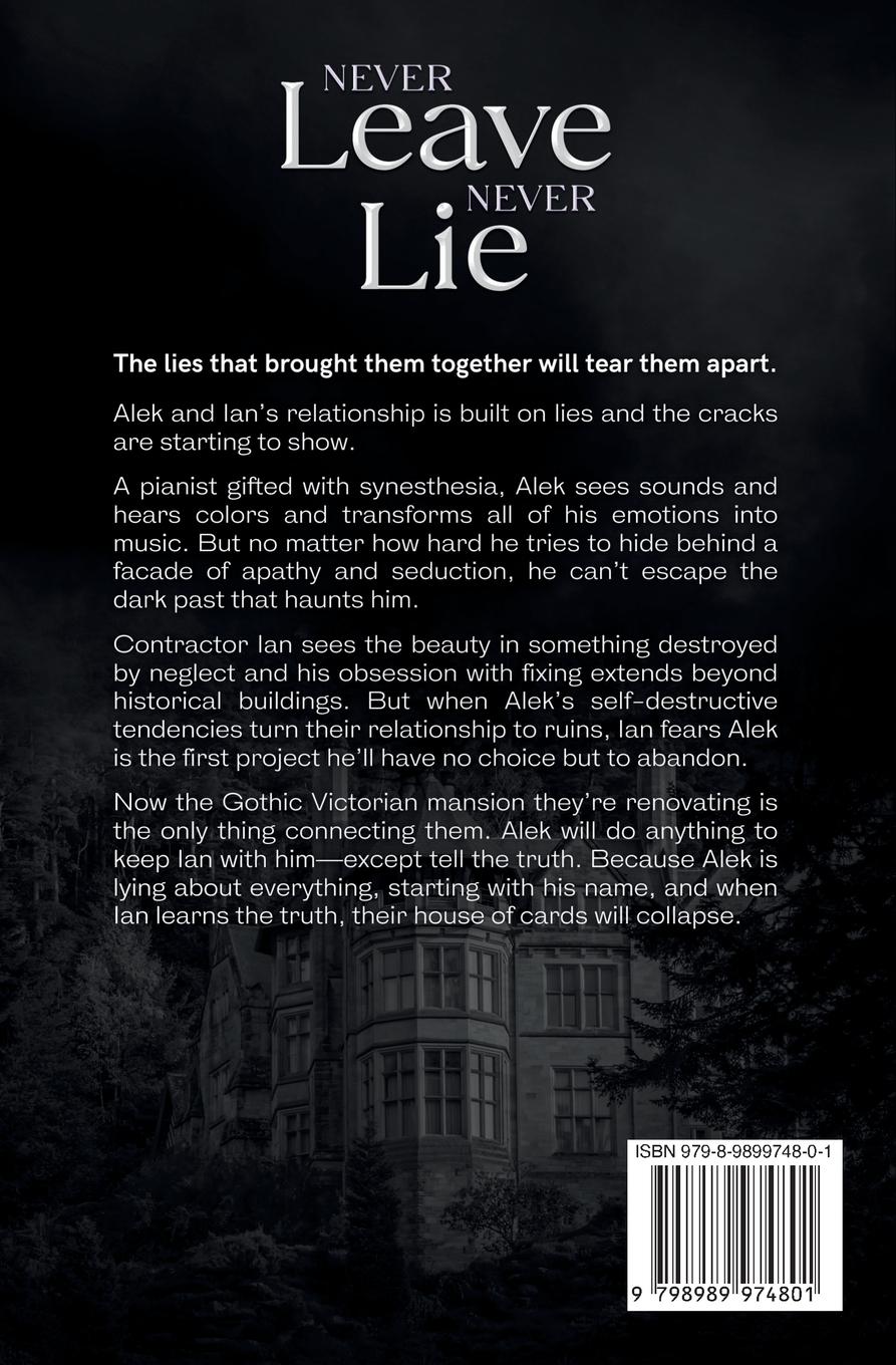 Rückseitencover Never Leave, Never Lie