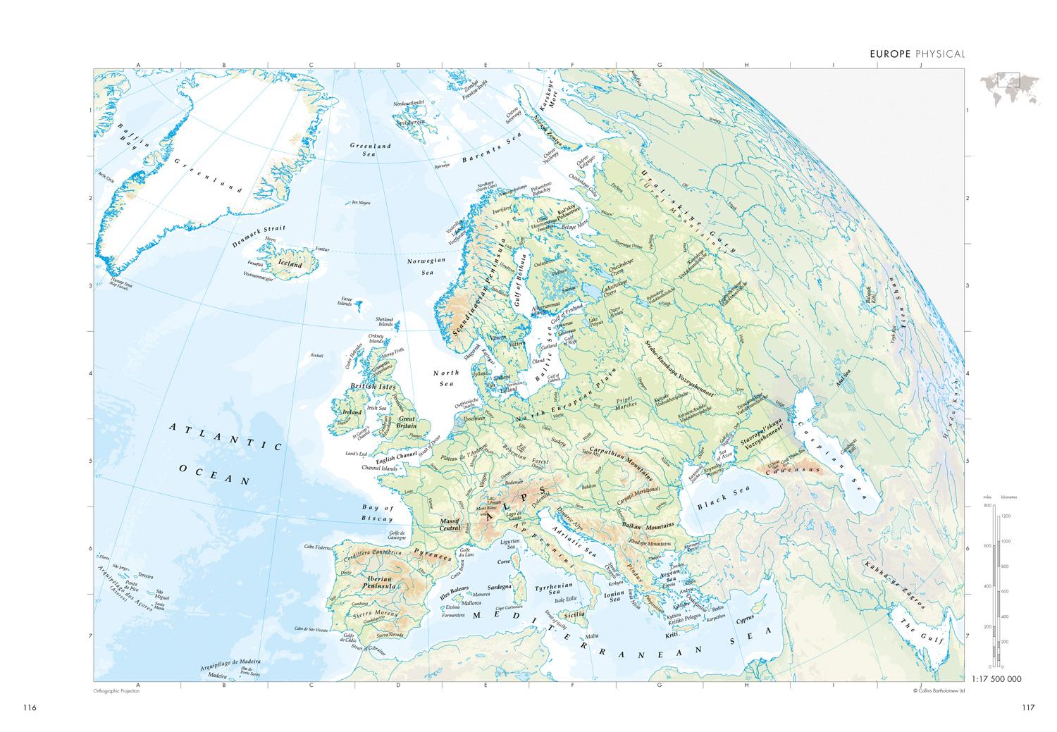 Beispielinhalt (Bild) The Times Reference Atlas of the World