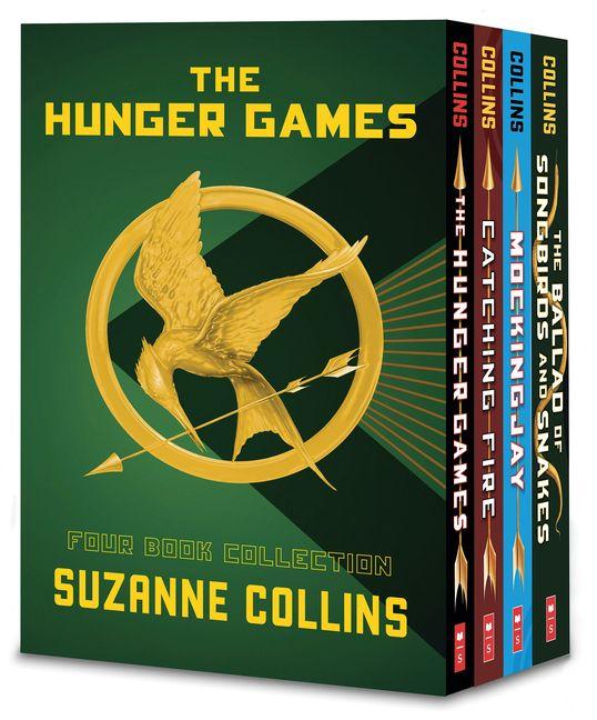 Vorderes Coverbild Hunger Games 4-Book Paperback Box Set (the Hunger Games, Catching Fire, Mockingjay, the Ballad of Songbirds and Snakes)