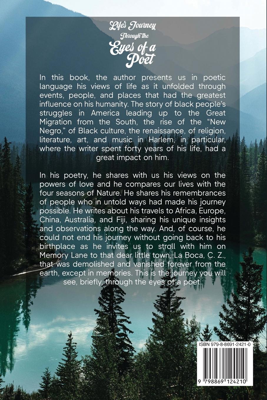 Rückseitencover LIFE'S JOURNEY THROUGH THE EYES OF A POET