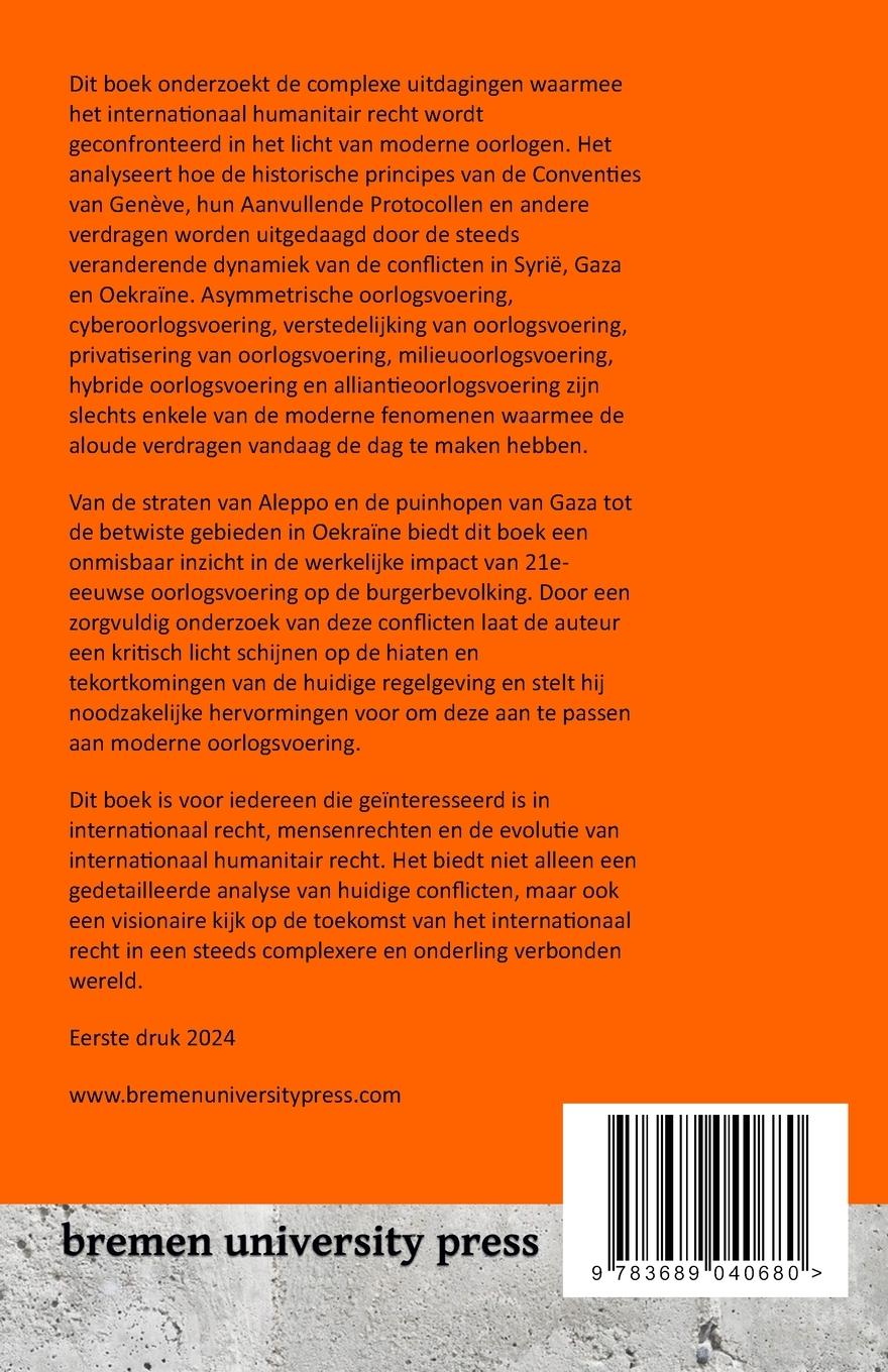 Rückseitencover De Conventies van Genève in de 22e eeuw