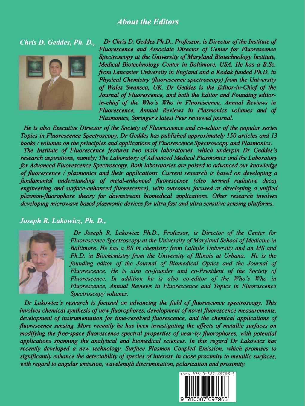 Rückseitencover Who's Who in Fluorescence 2007